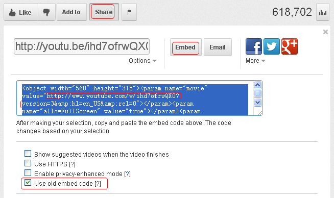 Copy the embed code