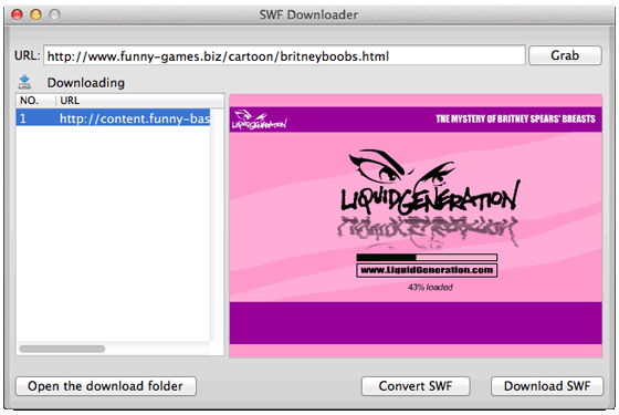 SWF Converter Mac: download SWF movies