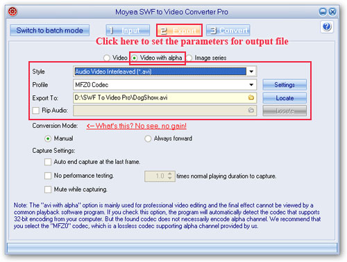 iskysoft video converter alpha channel